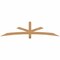 Ekena Millwork Alberta Smooth Timber Gable Bracket, Western Red Cedar, 84"W x 21"H x 1 1/2"D x 3 1/2"F, 6/12 Pitch GBW084X21X0204ALB00SWR - alternate 1